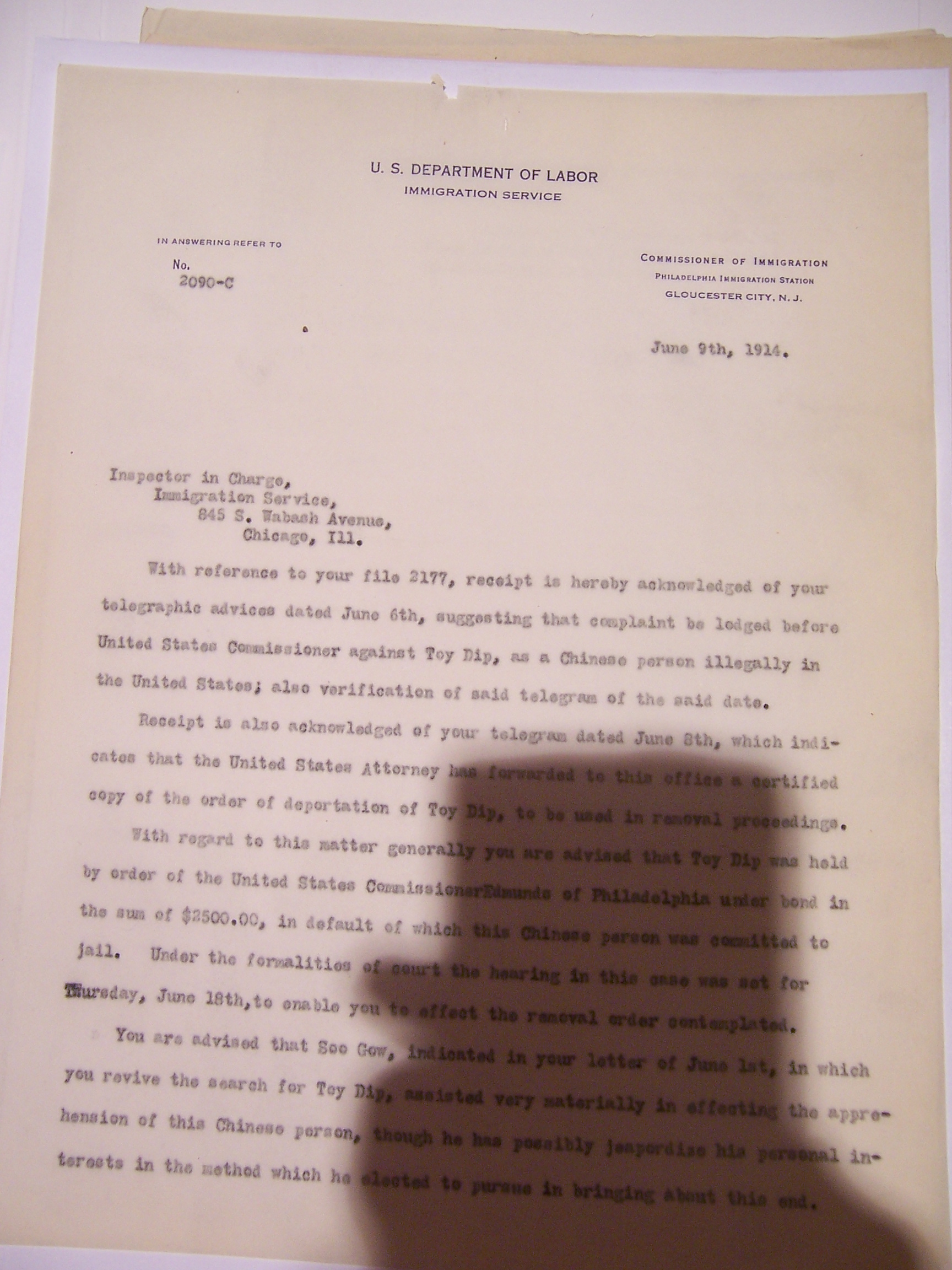 Letter 1